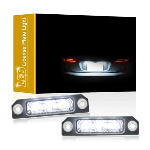 Lámpara Matrícula LED Placa Trasera Ford Taurus 2011 2012 Focus 2009 Fusion 2010 3