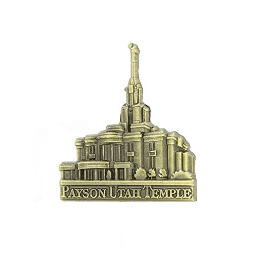 LDS Bookstore Payson Temple Tie Pin - Gold