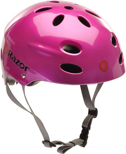 Razor V-17 Youth Multi-Sport Helmet, Magenta