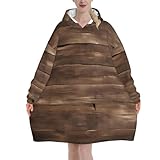 【Design tendance et fonctionnel】Pourquoi choisir entre style et confort ? Notre couverture à capuche dispose d'un panneau imprimé complet pour un look unique, ce qui en fait une pièce confortable et tendance pour se détendre à la maison ou pour des courses rapides en plein air.