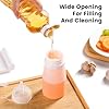 Mrsdry Condiment Squeeze Bottles, 12 oz Silicone Squeeze Bottles For Sauces, Lea... #4