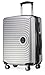 Hauptstadtkoffer Mitte - Handgepäck 55x40x23, TSA, 4 Rollen, Reisekoffer, Hartschalenkoffer, Rollkoffer, Handgepäckkoffer, Bordgepäck Koffer, Silbermatt