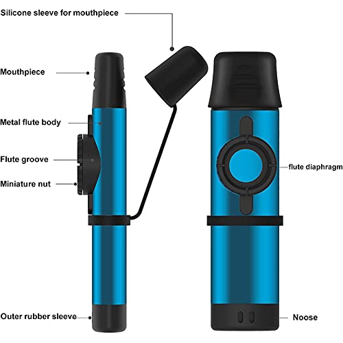 Chehery Kazoo en métal avec 5 diaphragmes de flûte, instrument de kazoo à ton réglable pour enfants/adultes, cadeau de… - Les Beatles, Paul McCartney, John Lennon, RIngo Starr, George Harrison Chehery Kazoo en métal avec 5 diaphragmes de flûte, instrument de kazoo à ton réglable pour enfants/adultes, cadeau de… – Image 4