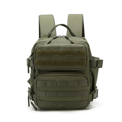 Image of 9L Mini Backpack for Men and Women, Small Backpack for Gym Hiking Travel Sports Running (Green)