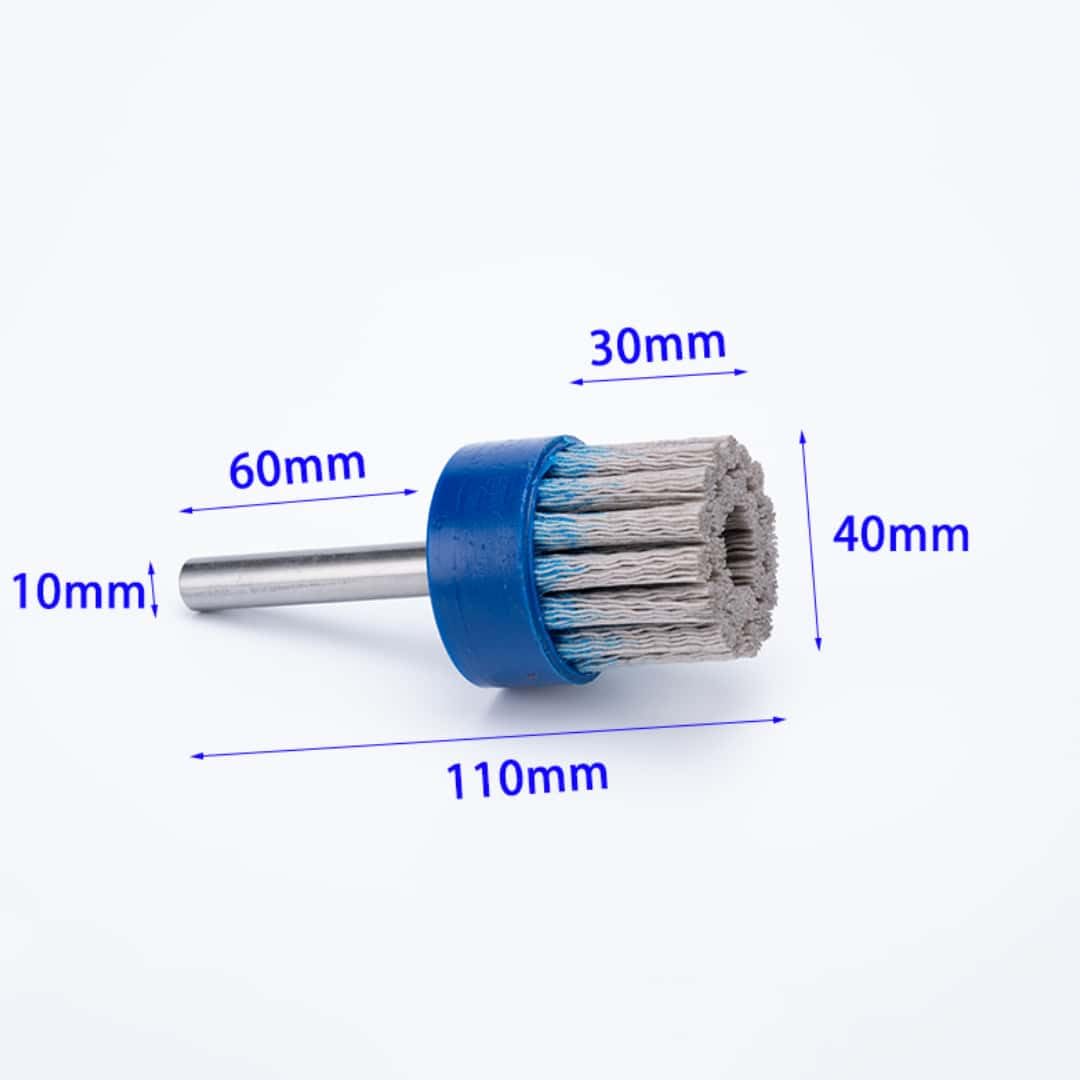 Szczotka tarczowa z tlenku glinu do usuwania zadziorów i polerowania części z mosiądzu/stopu aluminium, 1 szt.(D50mm)