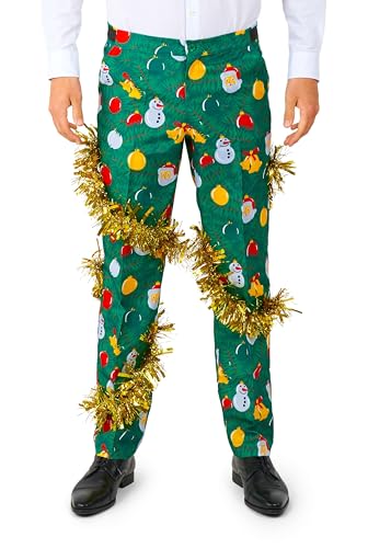 Suitmeister Men's Christmas Suit - Ugly Holiday Festive Outfit - Includes Blazer, Pants, Tie4