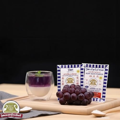 Telephone Brand Agar Agar Powder 25 g.x2 Pack