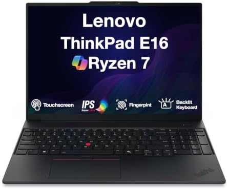 Lenovo ThinkPad E16 Business Laptop 16.0" 60Hz Touchscreen IPS WUXGA - 2