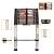 Telescoping Loft Ladder Extension Ladders 10.5Ft, One-Button Retraction Stainless Steel Multi-Purpose Collapsible Ladder Stepladder Telescopic for Attic Loft RV Roof Home Office, 330lbs Max Load