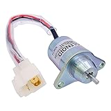 1503ES-12S5SUC5S Solenoid Valve 12V Fuel Shut Off Solenoid Replacement for Yanmar 119653-77950 Kubota Takeuchi Compatible with John Deere Tractor DC12V