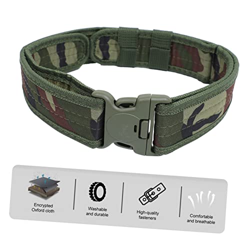 Multifunctional Outdoor Waist Belt for Camping Mountaineering and Tactical Use 1 Piece Camo Utility Belt Adjustable and Sturdy for Men and Women3