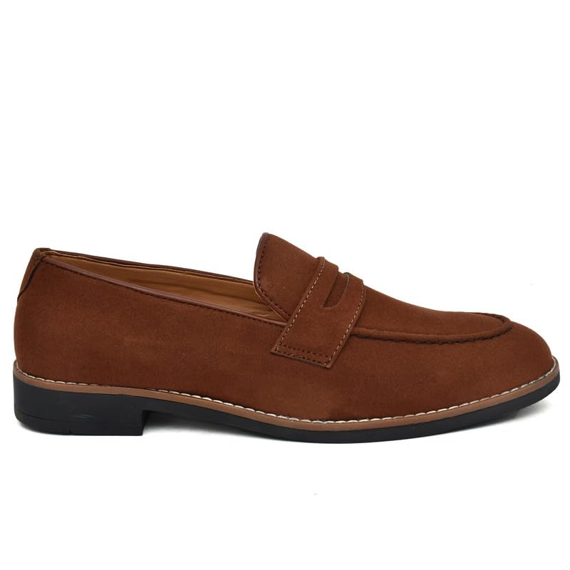 Image of Ariwa Casual Loafers Shoes for Men (Tassel) Brown,9 UK