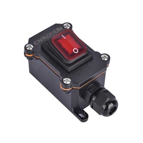 Snapklik.com : CNAODUN Waterproof Inline Cord Switch 35A-125V,30A-250V ...
