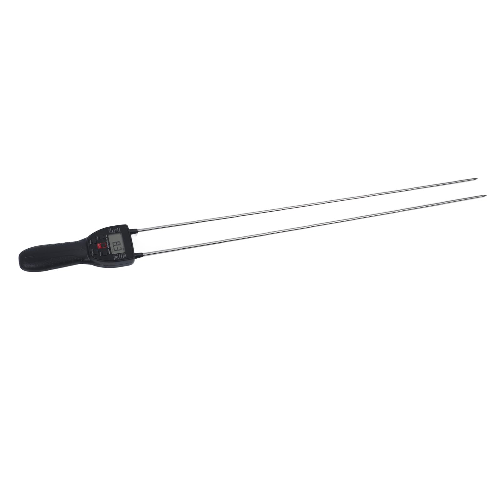 Medidor de Humedad de Grano, Medidor de Humedad de Grano Portátil de Sonda Dual de 900 Mm con Mensaje de Voz y Pantalla LCD Retroiluminada, Medidor de Humedad de Grano Digital