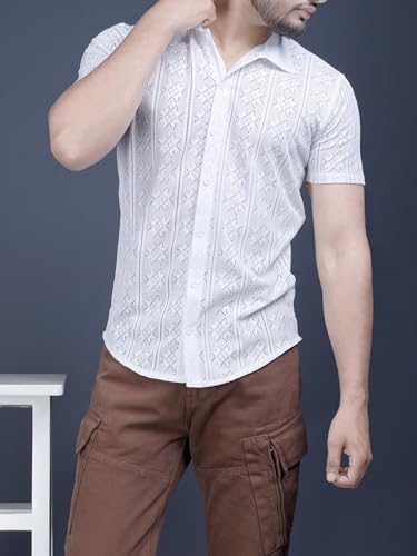 Image of Noble Monk Men's Regular Fit Polo Shirt | 3 /4 Sleeve | Casual Shirt for Men
