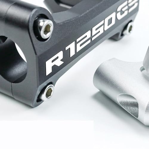 Abrazaderas superiores de manillar en aluminio mecanizado plata para motos BMW serie GS LC 4