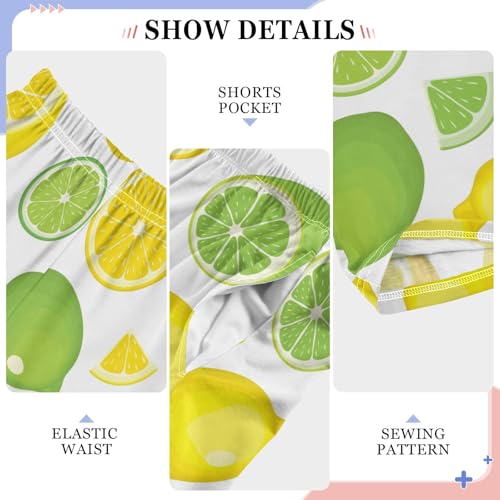 ZZXXB Limes Lemon Boys Long Pants Soft Trousers Elastic