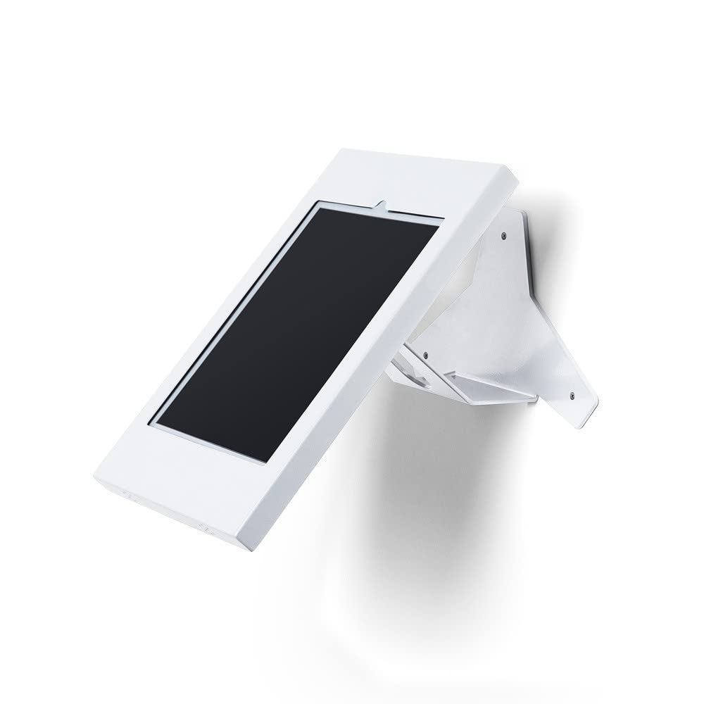 Soporte para tableta de pared en ángulo resistente para iPod/Samsung de 10 pulgadas preperforado al por menor (Apple iPad de 10,2 pulgadas)