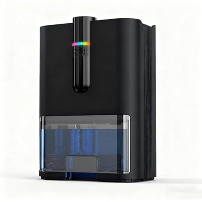 Foto di Deumidificatore Casa Elettrico, Deumidificatore Elettrico per 80 m², Anti Muffa, 2500 ml Portatile, Ultra Silenzioso, Deumidificatores Portatile per Camera da Letto, Bagno, Armadio