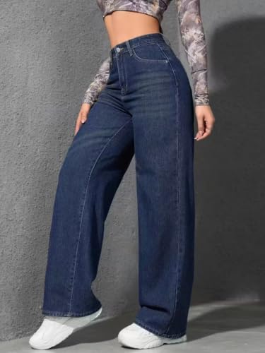 Image of Nifty Women's Denim Stretchable Baggy Fit Jeans || Available in Multiple Shades