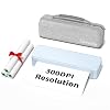 Gloryang 300DPI Portable Printer Wireless for Travel, Inkless Small Bluetooth Printers for Home Use, Compatible with Mobile Phone & Laptop, Support 8.5 x 11 Inch & A4 Thermal Printer Paper, Blue