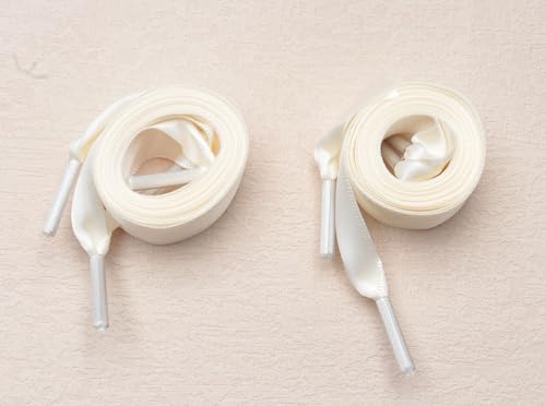 2 Pairs 3/4 Inch Wide Satin Ribbon Shoelace Flat Fashion Silk Shoelace for Sneakers Skate Boots Sport Shoes Replacement2