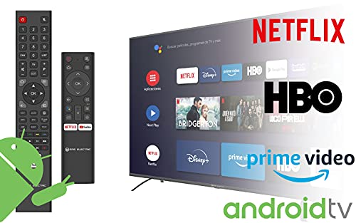 EAS-ELECTRIC-E70AN90J-Televisor-Negro-Television-70-pulgadas-Smart-TV-70-LED-DLED-Ultra-HD-4K-3840-x-2160-169-DVB-TT2CSS2-HEVC-WiFi-Android-TV-Google-Cast-USB-2-HDMI-3