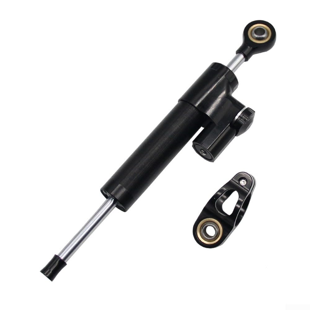 Durashmall Electric Scooter Steering Damper For Zero 10+ Thunder Shock Absorber Metal Black Red Blue Gold 29x9.7x4cm(black)