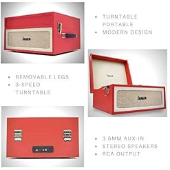 Lauson YT078 Platine Vinyle Rétro Fonction Bluetooth et Encoding PC-Link | Tourne-Disque Vinyl Design Meubles Vintage… - Les Beatles, Paul McCartney, John Lennon, RIngo Starr, George Harrison Lauson YT078 Platine Vinyle Rétro Fonction Bluetooth et Encoding PC-Link | Tourne-Disque Vinyl Design Meubles Vintage… – Image 5