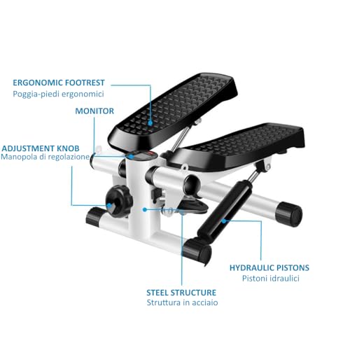 FFitness FMMS504B Up Down Swing Stepper Home Trainer Stepper Draagbare Ruimtebesparende Step Up Home Gym - Afbeelding 4