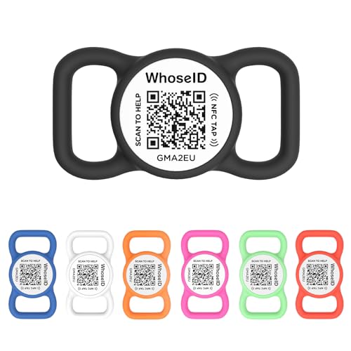 WhoseID QR Code Dog Tag with NFC