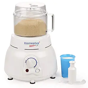 Home Plus Magic 400 Watts Atta Kneader | Food Processor | Cirtus Juicer | Vegetable Chopper | Whisker (Wh