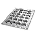 Chicago Metallic 43395 Strawberry Shortcake Pan,24 Moulds