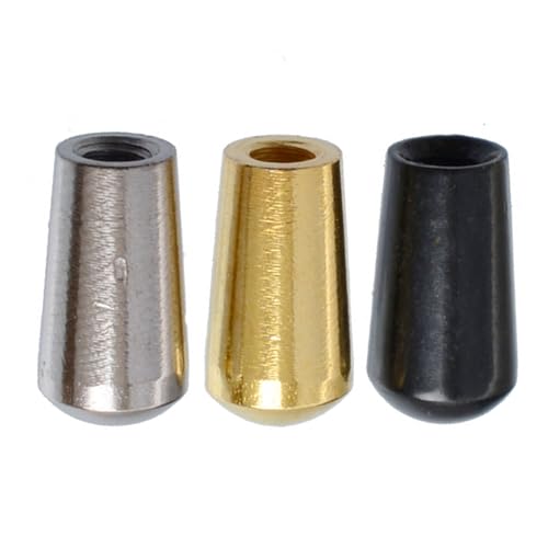 EINCORN 3Pcs Metal Guitar 3 Way Toggle Knobs Tip Caps Replacement Part for Electric Guitar Pickup Selector Switches