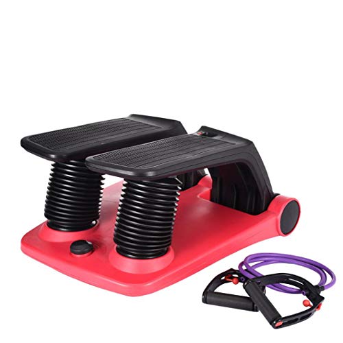 Lojitol Thigh Machine Mini Steppers with Resistance Bands Air Stepper Portable Climber Stair Stepper with LCD Monitor