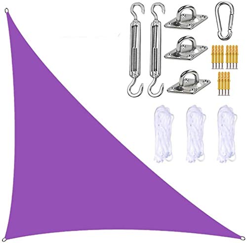 Voile d'ombrage triangulaire imperméable : protégez votre terrasse de la chaleur et des UV