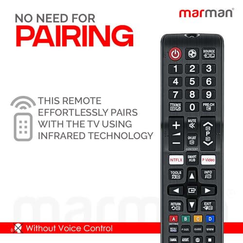 Image of marman Compatible with Samsung Tv Remote Model BN59 Original Smart Android 4K LCD LED FHD UHD OLED Television Non Voice Command - Pairing Not Required - Match Key to Key Exactly with Original Remote