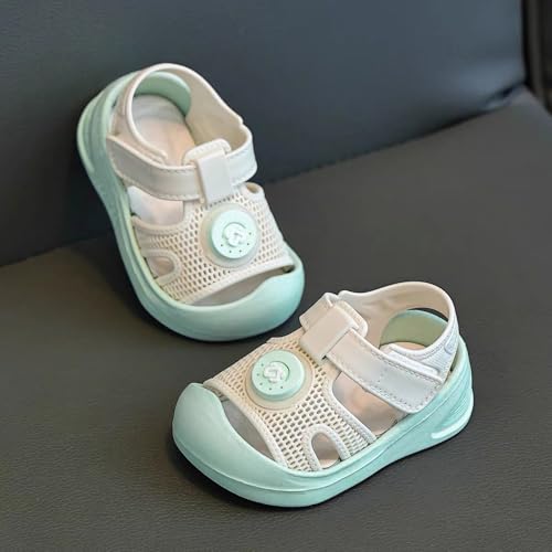 Baby Boys Girls Closed Toe Walking Sandals 2025 Trendy Spring Summer Non Slip Shoes Soft Sole Sports Shoes4