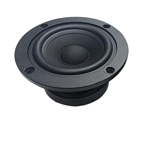 JINGERL 4インチのベーススピーカーサブウーファー15w 8時のウーファースピーカーカーボン繊維洗面器スピーカー車のサブウーファー DIY 1パソコン (Size : 1 Piece)
