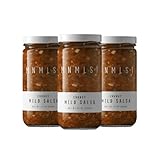 MNMLST Chunky Mild Salsa, Gluten Free Sauce from Natural and Clean Ingredients, Salsa Mild Dip for Tacos, Chips, Burritos, Veggies, Enchilada & More, Made in USA, 12 oz (Pack of 3)
