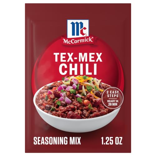 McCormick Tex-Mex Chili Seasoning Mix, 1.25 oz (Pack of 12)