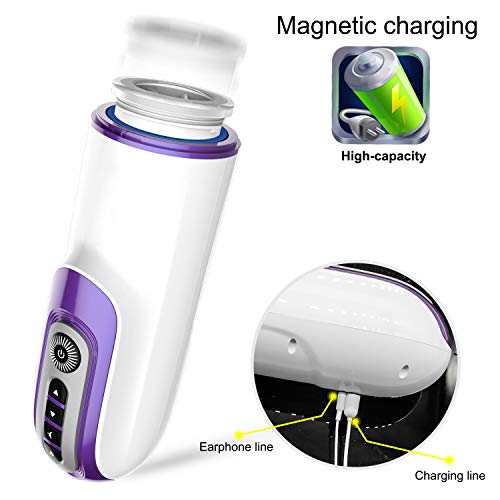 Masturbador Elétrico Automático, Masturbador Elétrico Pequeno com Vibração para Relaxar o Corpo DE2