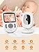 TakTark Babyphone mit Kamera [2,8 Zoll/720p IPS Babyphone] Babyphone mit Kamera Ohne WLAN,1000ft Long Range,750mAh Akku,2-Wege-Gespräch,VOX,3×...