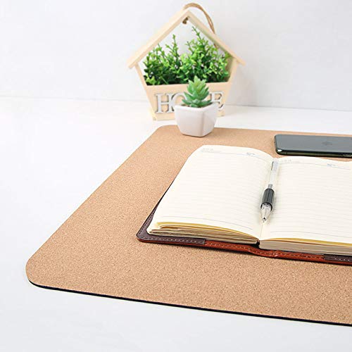 Tapis de bureau en cuir PU orange 80x40 cm Ruby Lil