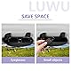 LUWU Kompatibel mit BMW X1 X2 X3 X5 1er 3er 5er 7er Auto Sonnenbrillenhalter Auto Brillenhalter,Sonnenbrillenhalterung Brillenetui Innenraum Zubehör,Auto Glasses Case Holder Brillenetui(Schwarz)