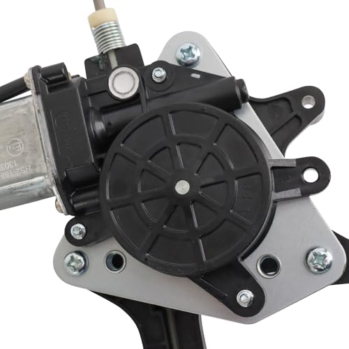 Image of TRQ Front Left Power Window Regulator & Motor Assembly Power Driver Side Compatible with 2008-2016 Chrysler Town & Country 2008-2020 Dodge Grand Caravan 2012-2015 Ram C /V CH1350148 CH1350152 CH1350161