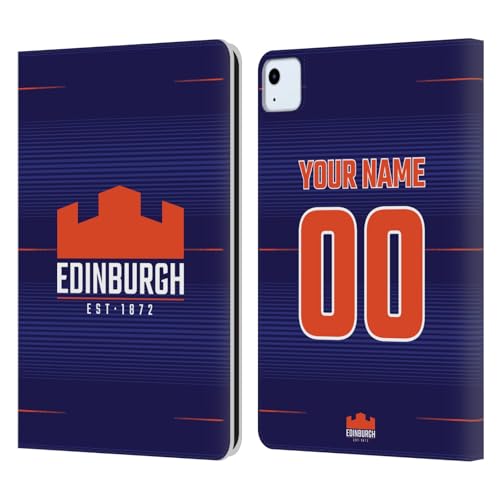 Étui portefeuille en cuir Edinburgh Rugby pour iPad Air 11 pouces