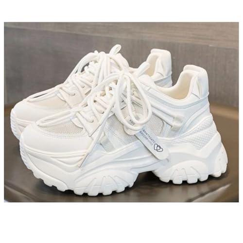 Chunky Platform Sneakers for Women, Thick Sole Lightweight Walking Shoes, Summer Casual Style2