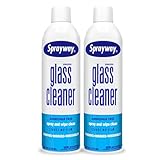 Sprayway Glass Cleaner with Foaming Spray for a Streak-Free Shine for Home and Automotive Use, 19 Fl...