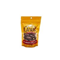 Vista 17 de OZARK NUT ROASTERS, Almendras de chocolate, nueces con sabor a chocolate, almendras confitadas gourmet de clase mundial, paquete resellable